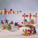 Kraul wooden carousel construction kit with swing carousel kit