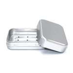 Lamazuna Short Break metal Travel Tin open pictured on a plain white background