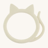 Lanco Coco The Cat 100% Natural Rubber Teething Toy, on a cream background