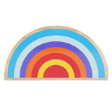 A Lanka Kade x Babipur collaboration machlud haul sunset wooden toy on a plain background. 