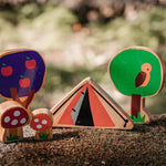 Close up of the Lanka Kade dan y ser toadstools