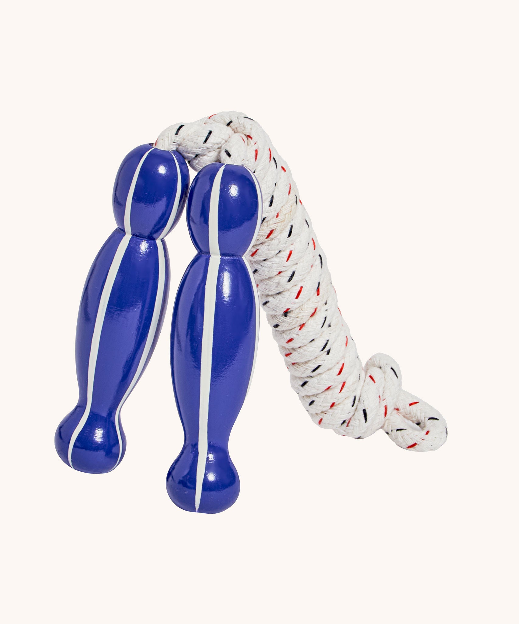 Beetle design Lanka Kade wooden handled children's skipping rope. We are proud stockist of Lanka Kade's range or fair trade wooden toys here at Babipur. 
