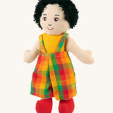 A Lanka Kade Boy Doll with White Skin and Black Hair.