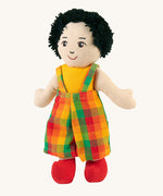 A Lanka Kade Boy Doll with White Skin and Black Hair.