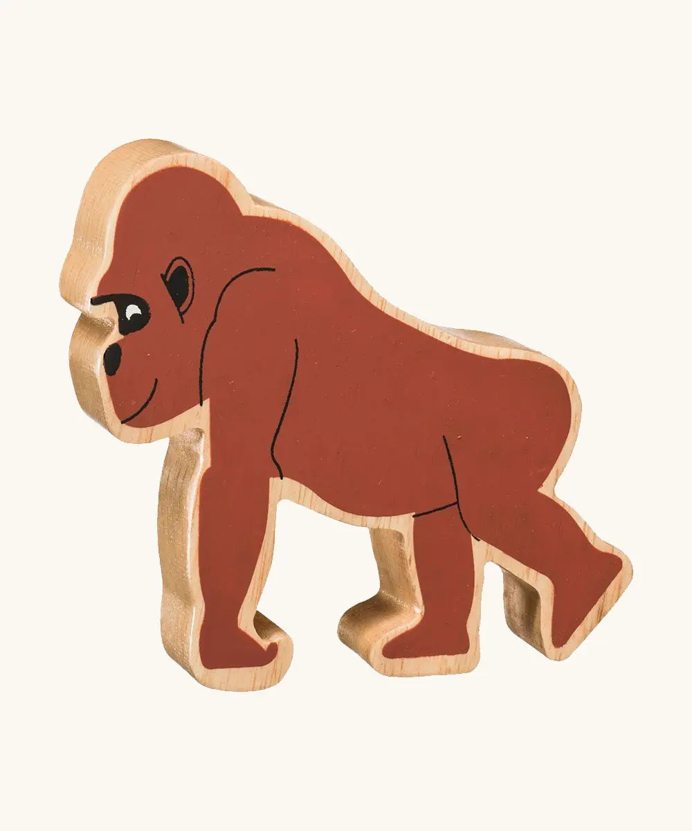 Lanka Kade gorilla wooden toy figure, 