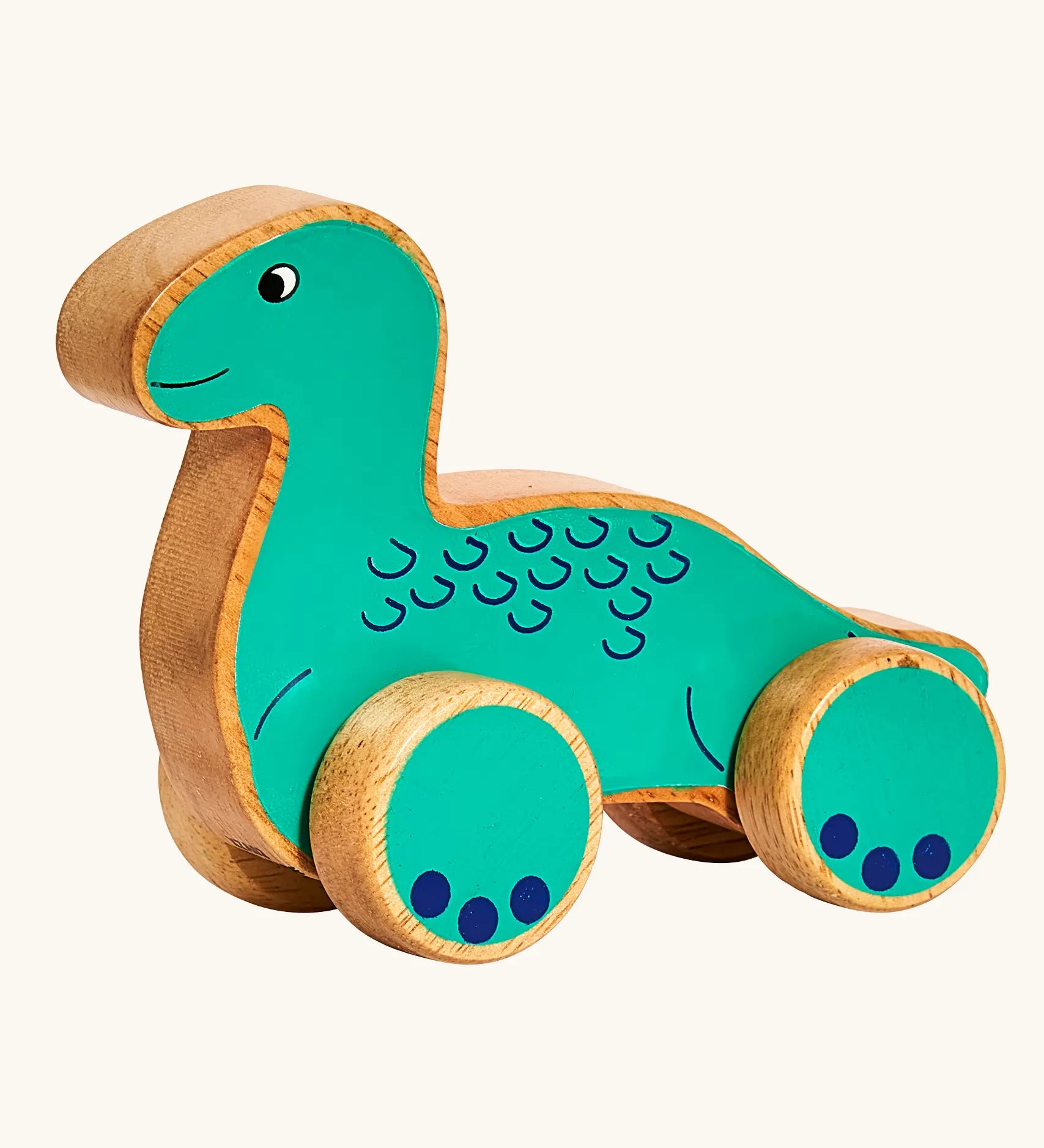 Lanka Kade Nessie push-along wooden toy on wheels.