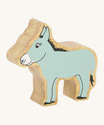 A chunky wooden Lanka Kade grey donkey animal figure available at Babipur.