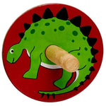 Lanka Kade Wooden Spinning Top - stegosaurus