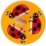 Lanka Kade Wooden Spinning Top - stegosaurus