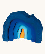 Glückskäfer Blue Grotto wooden handmade toy.