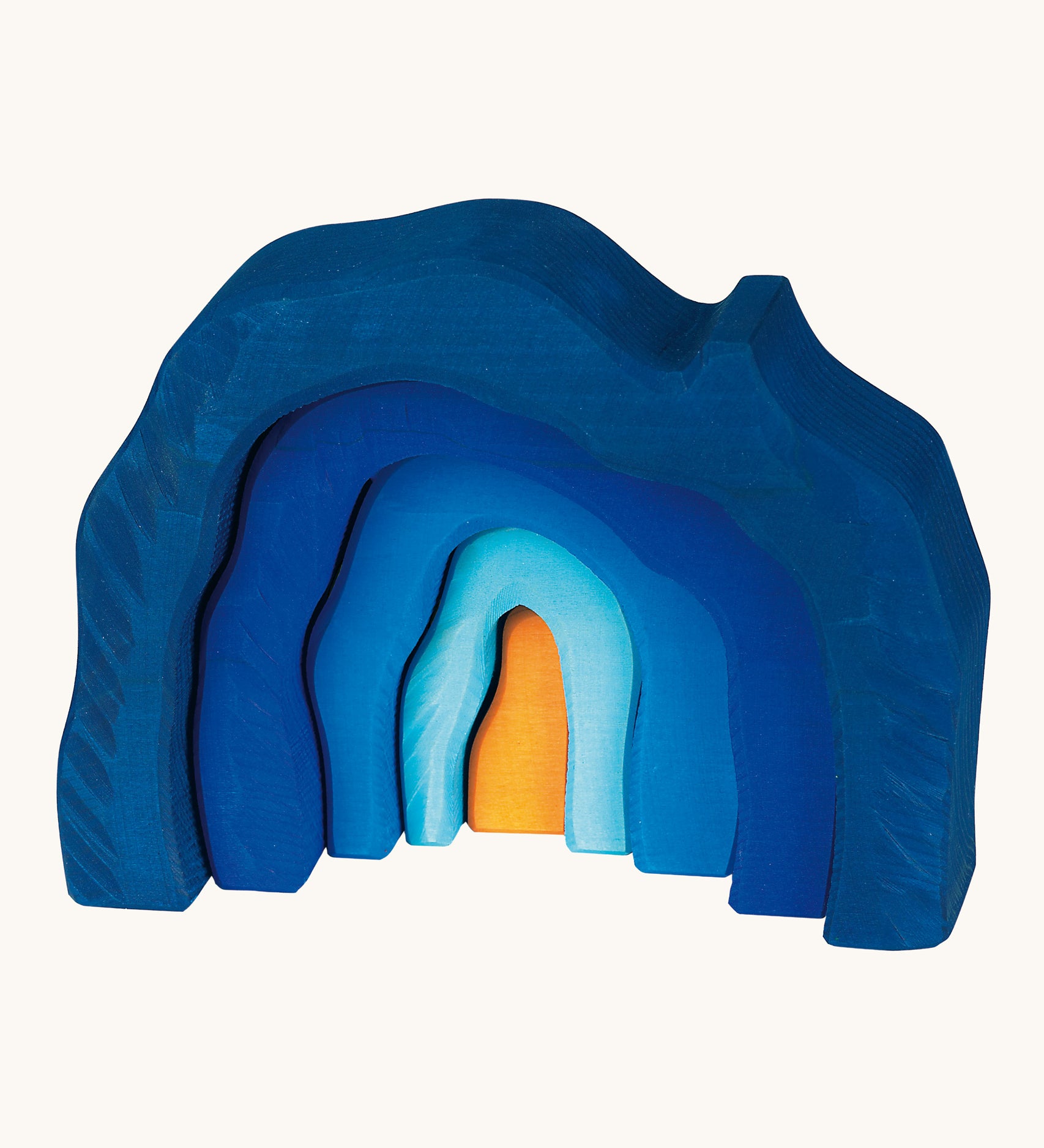 Glückskäfer Blue Grotto wooden handmade toy.