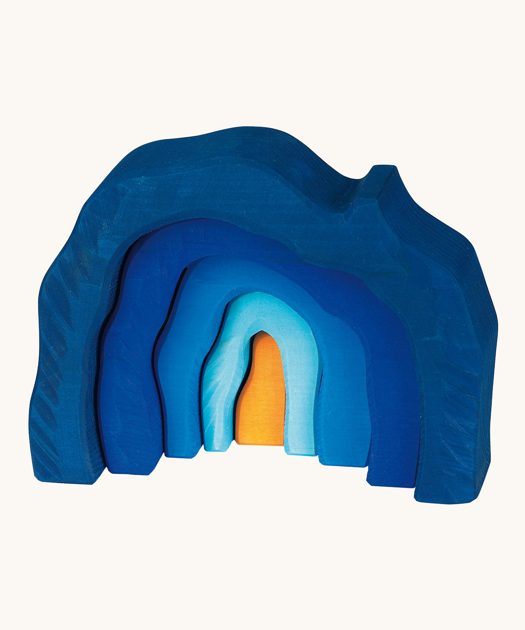 Glückskäfer Blue Grotto wooden handmade toy.