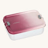 Lassig Stainless Steel Lunchbox in a Unique Berry Rose colour. This stainless steel lunch box has a removable divider.