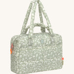 The Lassig every day change nappy bag in light khaki.