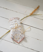 The 2 pack of Lassig organic baby dribble bibs in the Tiny Farmer Goose print.