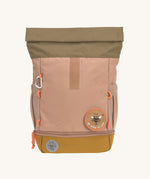Lassig Mini Rolltop Backpack in a Nature Hazelnut colour. This children's bag is part of a wide range of backpacks and accessories available at Babipur. 