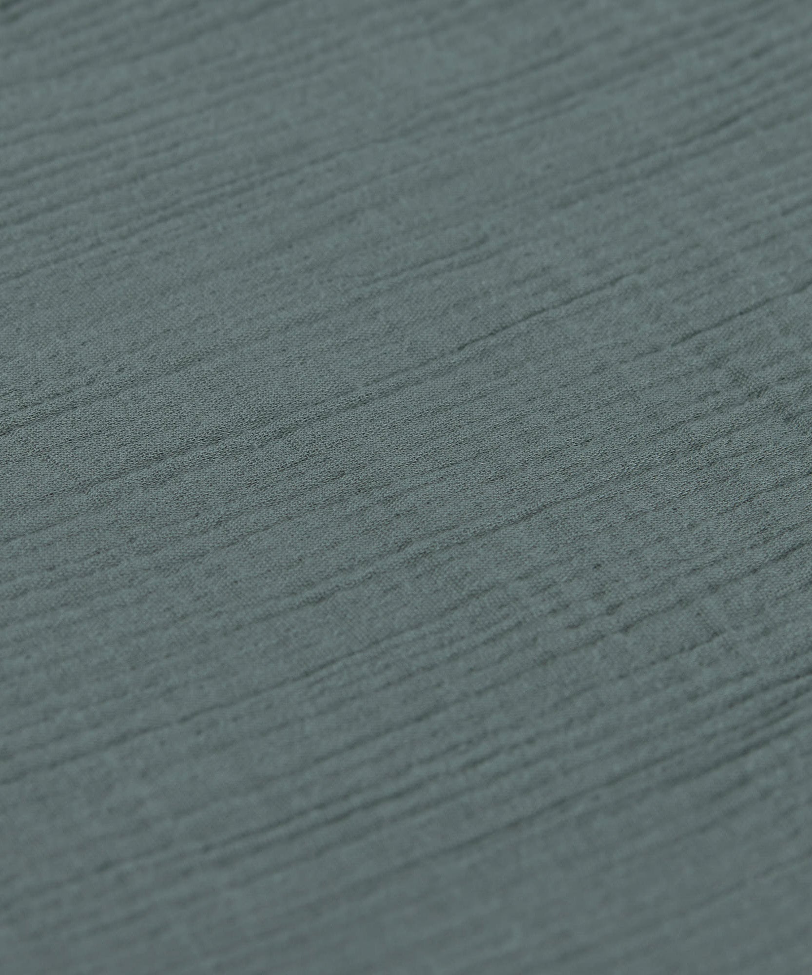 A closeup of the lovely organic cotton muslin fabric used to make the Lassig jumpsuits. 
