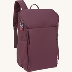 The Lassig Slender Up Nappy change backpack in deep red.