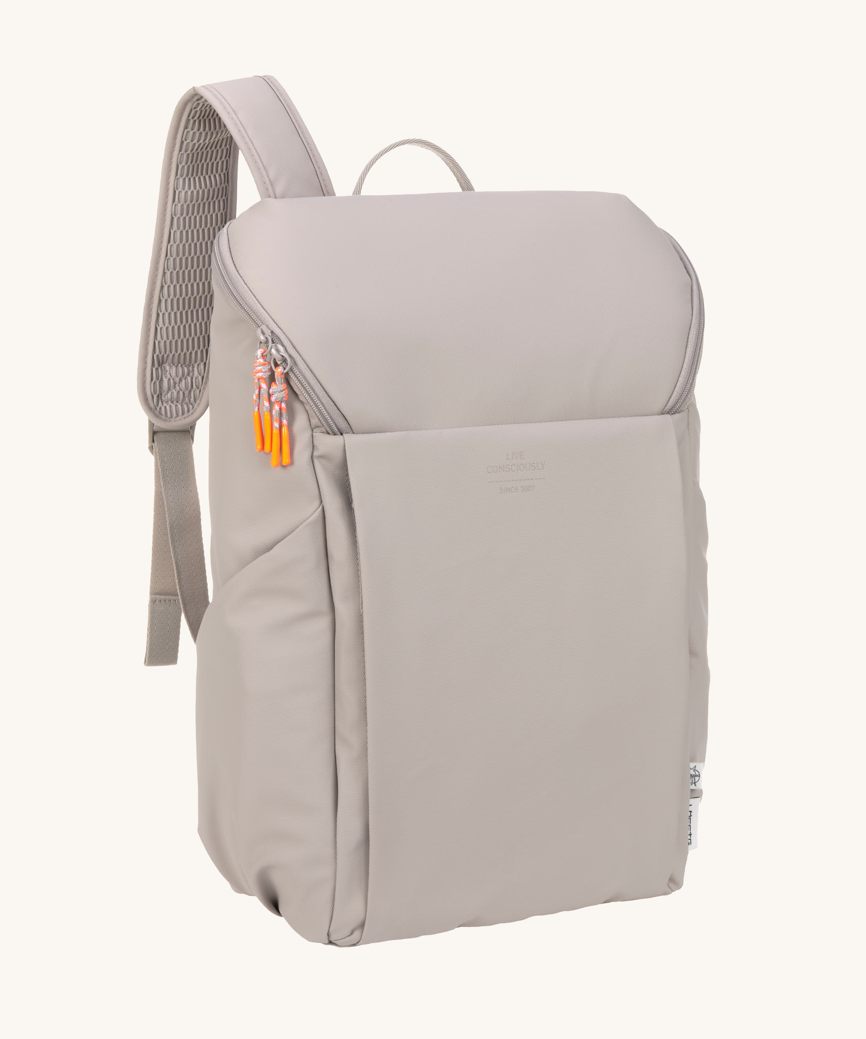 The Lassig Slender Up nappy change backpack in Taupe