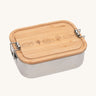 Lassig Stainless Steel Bamboo Lunchbox with a Garden Explorer design. This stainless steel lunchbox is part of a wide range of reusable food containers available at Babipur. 