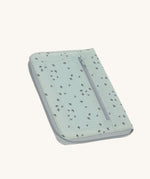 The back of the Lassig Document Pouch with a Floral Mint design. The document storage pouch has a zipped closure to keep the content safe and secure. Lassig have a range of bags and accessories available at Bbaipur.