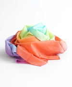 Laura's play cotton pastel rainbow gradient playcloth, made from 100% organic cotton