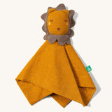 Little Green Radicals Lion Organic Cotton Soft Toy on a cream background