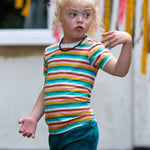  this fun striped t-shirt comes with white