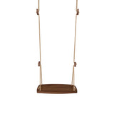 Lillagunga eco-friendly walnut grand wood swing on a white background