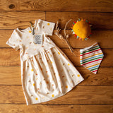 Flatlat featuring the Little Green Radicals Adaptive Sunshine & Rainbows Easy Peasy Dress