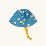 Little Green Radicals all weather reversible children's organic cotton sunhat.