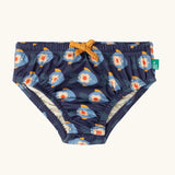 Little Green Radicals blue Little Fish Reusable Swimming Nappy.