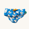 Little Green Radicals Diving And Splashing UPF 50+ Recycled Reusable Swim Nappy