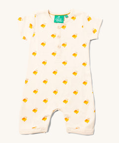 Little Green Radicals Little Ducks Organic Cotton Shortie Romper 