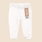 LGR organic cotton natural footed trousers