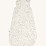 Little Green Sheep Organic Baby Sleeping Bag 1.0 Tog in Linen Rice on a plain background