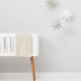 Little Green Sheep Organic Knitted Cellular Baby Blanket