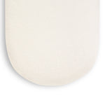 Little Green Sheep Organic Moses Basket Jersey Fitted Sheet in linen