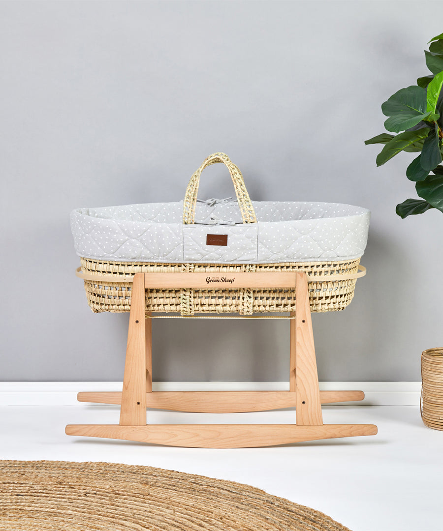 Little Green Sheep Moses Basket Rocking Stand – Babipur