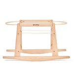 Little Green Sheep Moses Basket Rocking Stand pictured on a plain background