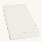 Little Green Sheep Twist Natural SnuzKot Mattress pictured on a plain background