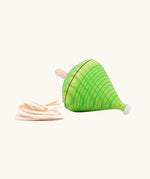 Mader Kreiselmanufaktur Coloured Profi Throw Wooden Spinning Top in green. Colour is chosen at random.