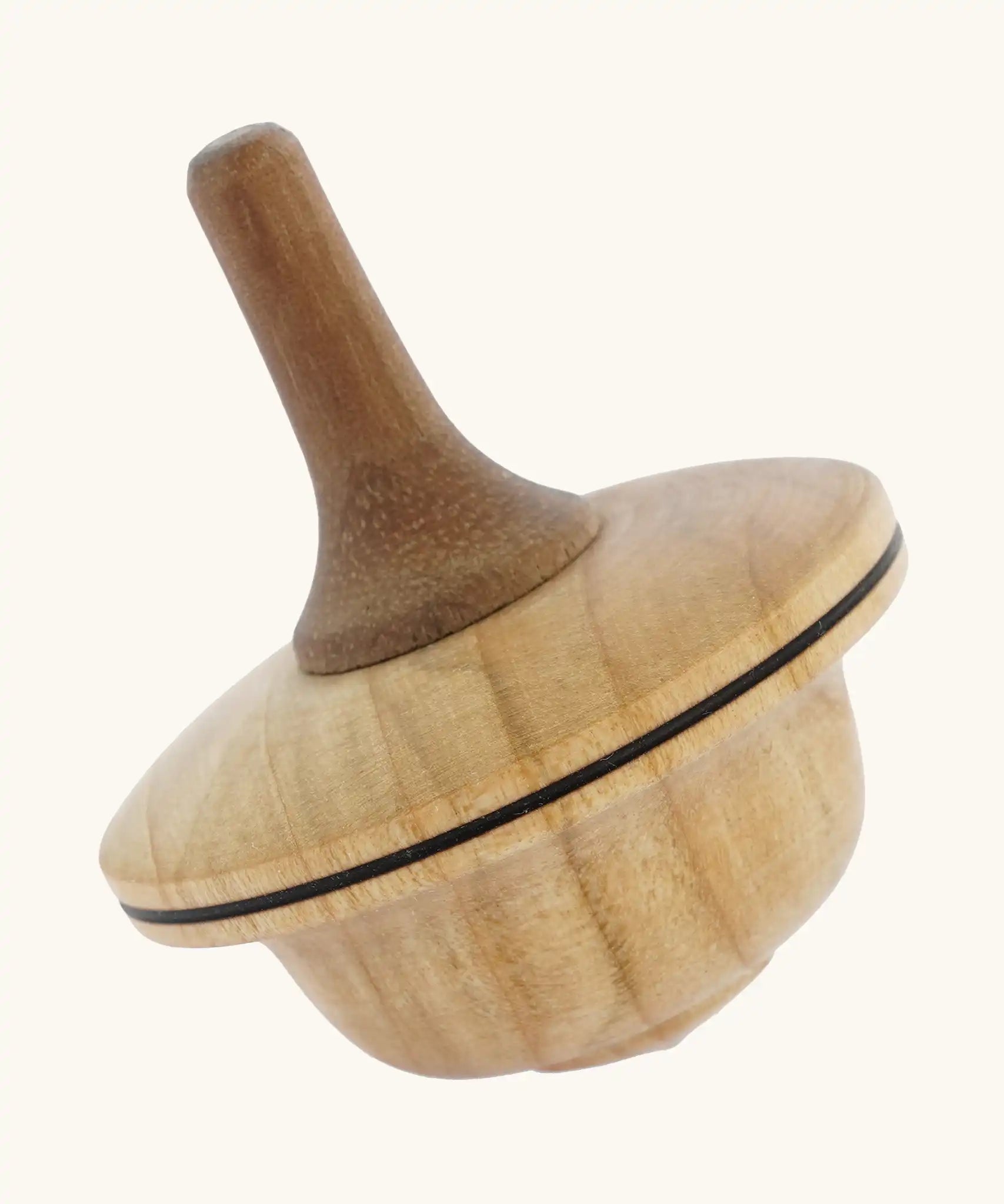 Mader duet wooden spinning top toy. 