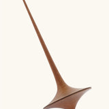 Mader handmade wooden 75mm Trumpo spinning top.