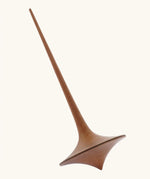 Mader handmade wooden 75mm Trumpo spinning top.