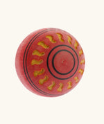 Mader Kreiselmanufaktur Arabesk Turn-Over Wooden Spinning Top, colour chosen at random.