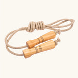 Mader Kreiselmanufaktur Skipping Rope with Natural wooden handles. 