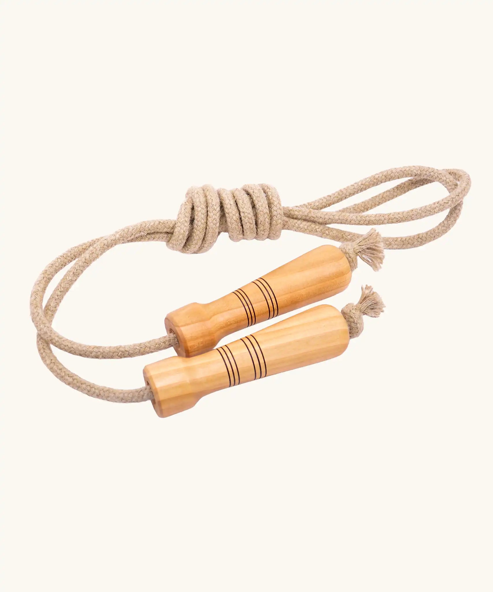 Mader Kreiselmanufaktur Skipping Rope with Natural wooden handles. 