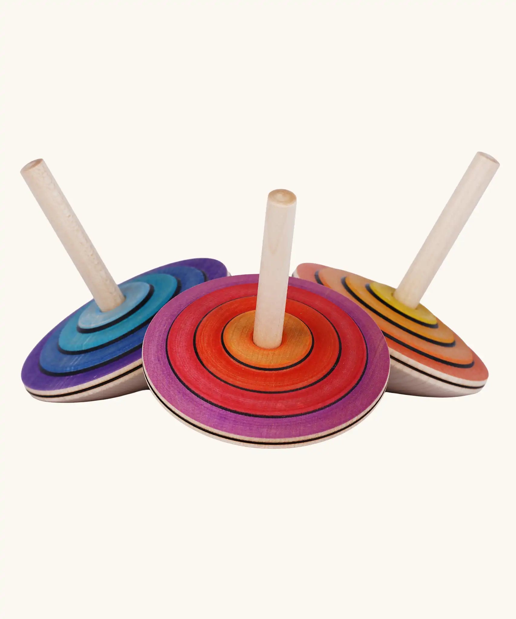 Three Mader Kreiselmanufaktur my first spinning tops.