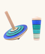 Mader My First Spinning Top With Starter in Blue.